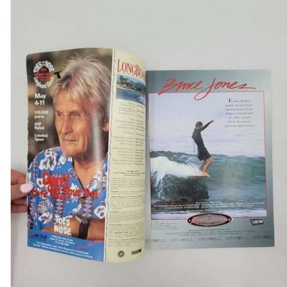 The LongBoard Quarterly Vintage Surfer Magazine March April 1997 Ephemera‎
